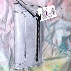 Whiteish grey wallet